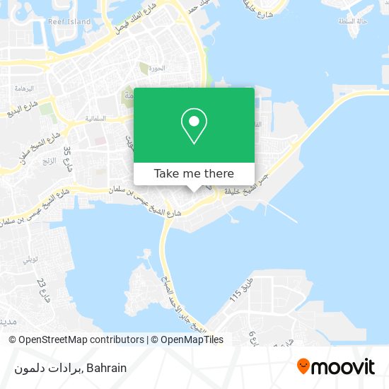 برادات دلمون map