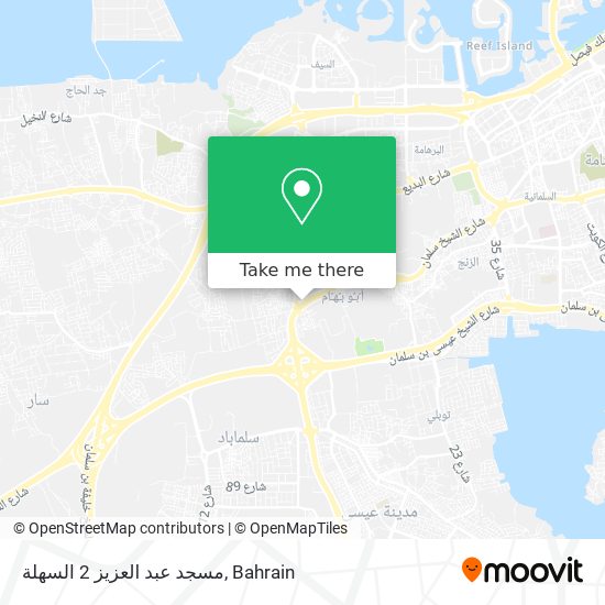 مسجد عبد العزيز 2 السهلة map