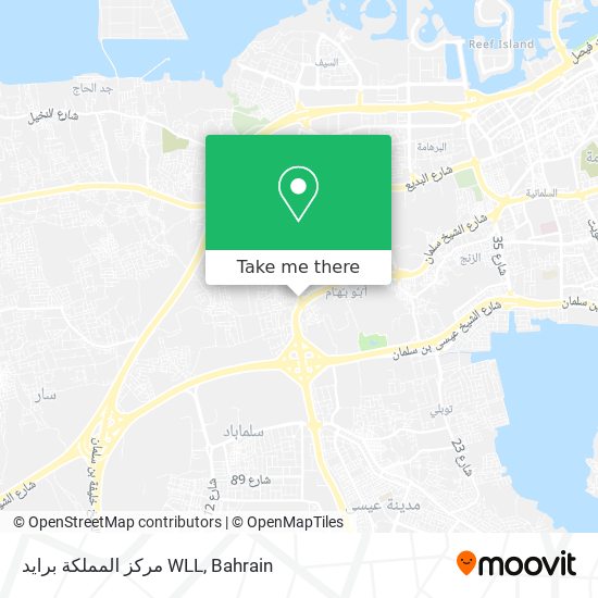 مركز المملكة برايد WLL map