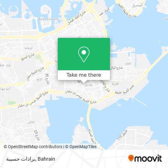 برادات حسيبة map