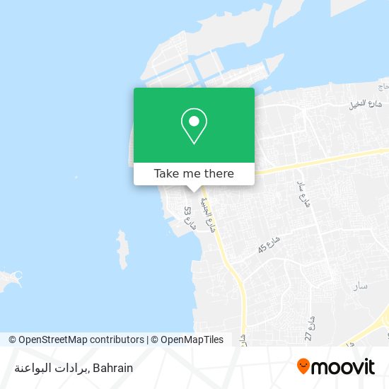 برادات البواعنة map