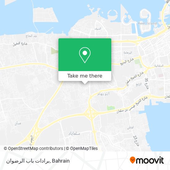 برادات باب الرضوان map