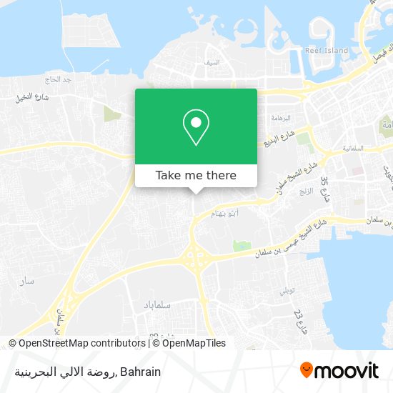 روضة الالي البحرينية map