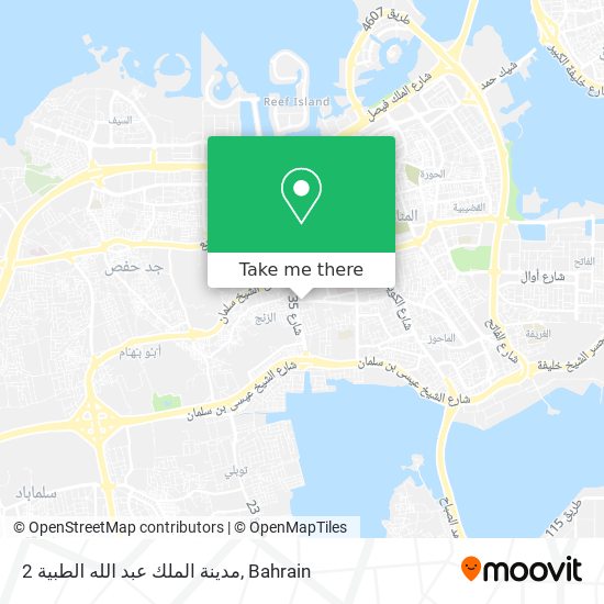 مدينة الملك عبد الله الطبية 2 map