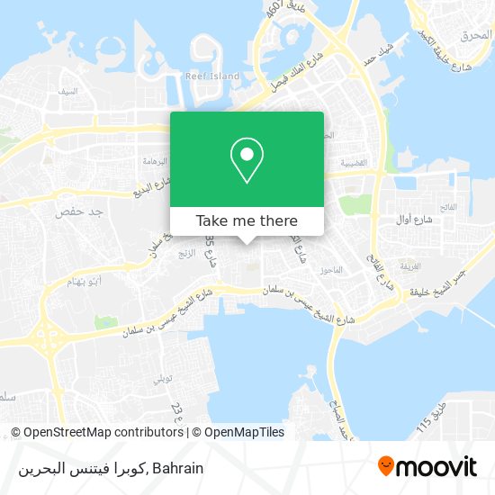 كوبرا فيتنس البحرين map