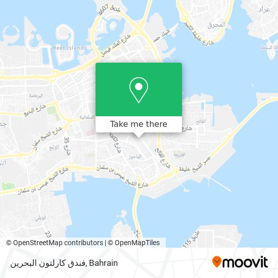 فندق كارلتون البحرين map