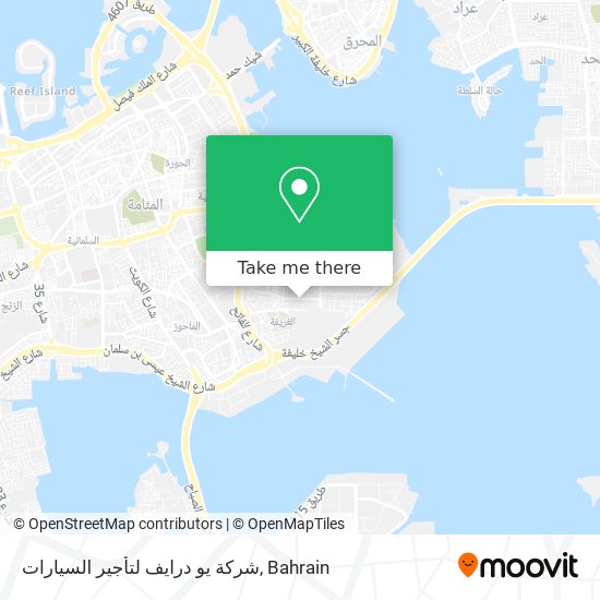 شركة يو درايف لتأجير السيارات map