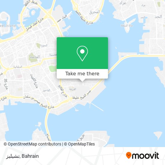 تشيليز map