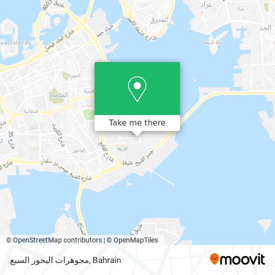 مجوهرات البحور السبع map