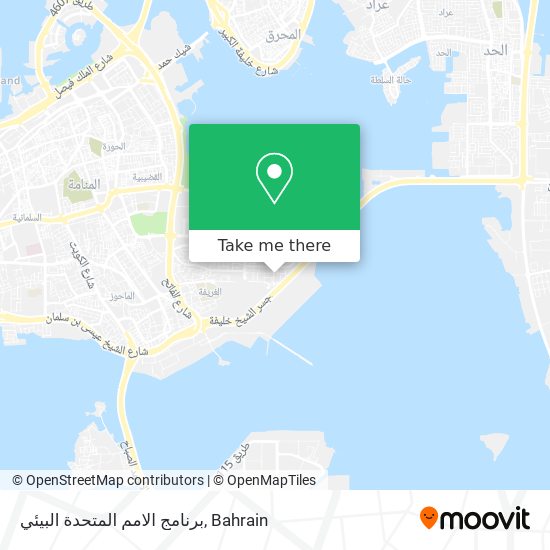 برنامج الامم المتحدة البيئي map