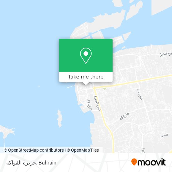 جزيرة الفواكه map