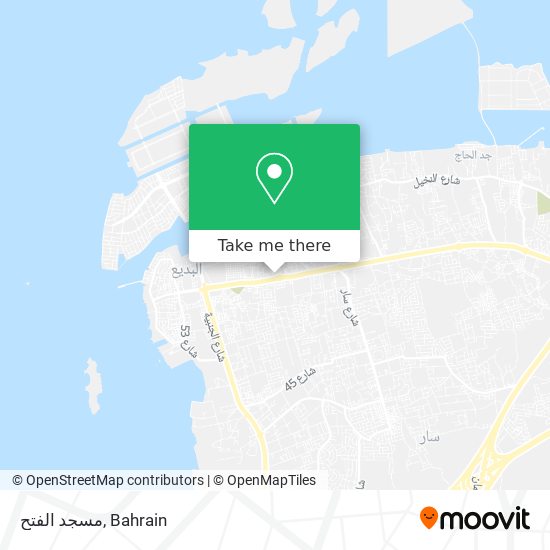 مسجد الفتح map