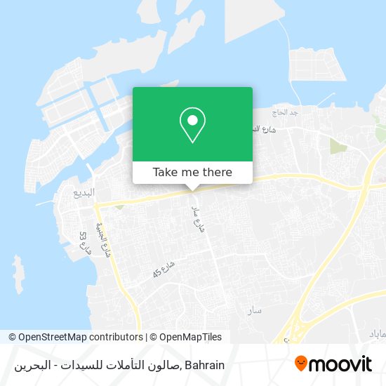 صالون التأملات للسيدات - البحرين map