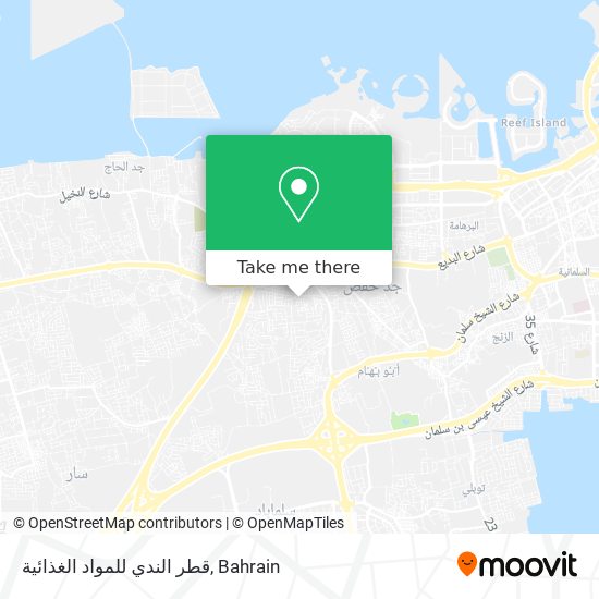 قطر الندي للمواد الغذائية map