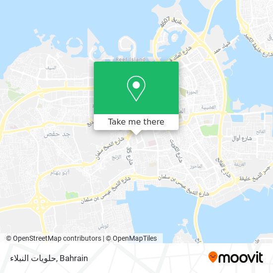 حلويات النبلاء map