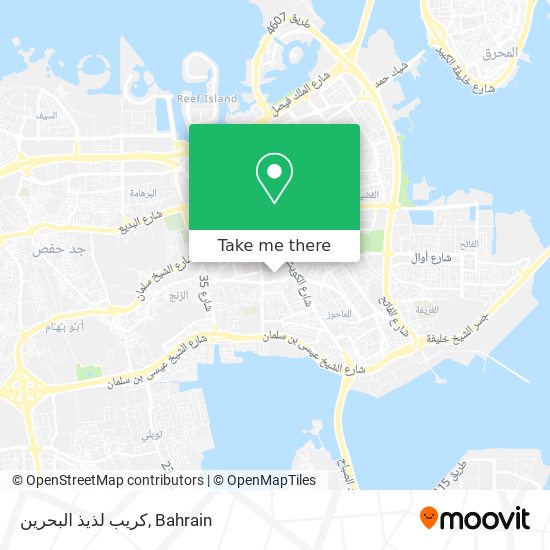 كريب لذيذ البحرين map