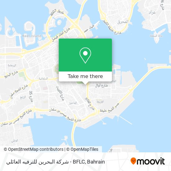 شركة البحرين للترفيه العائلي - BFLC map