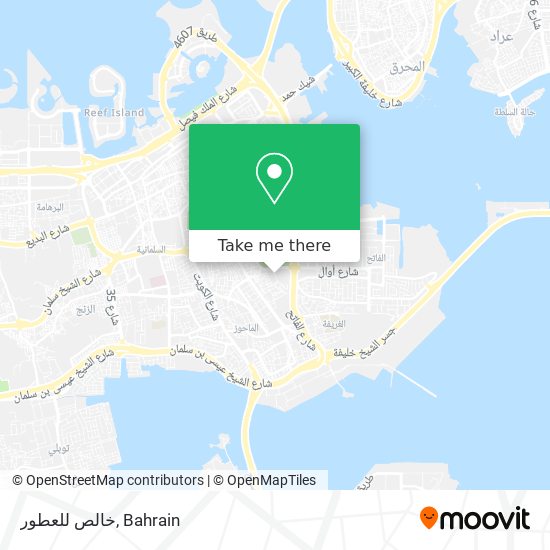 خالص للعطور map