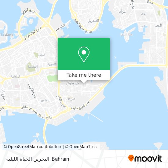 البحرين الحياة الليلية map