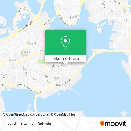 بيت ضيافة البحرين map