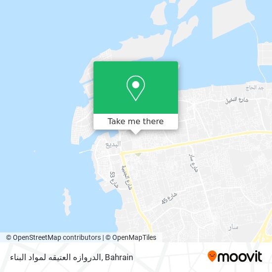 الدروازه العتيقه لمواد البناء map