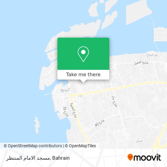 مسجد الامام المنتظر map