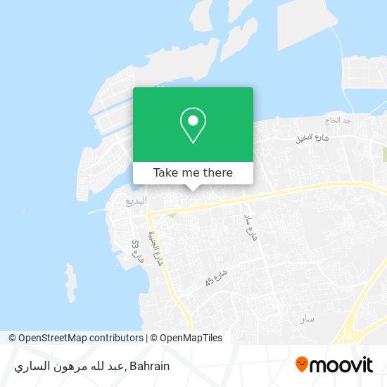 عبد لله مرهون الساري map