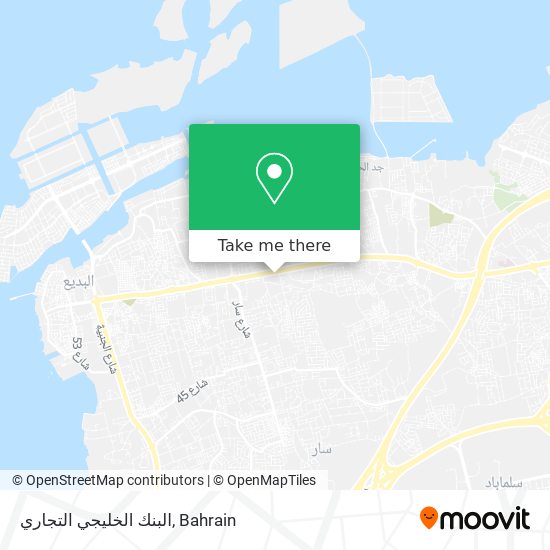 البنك الخليجي التجاري map