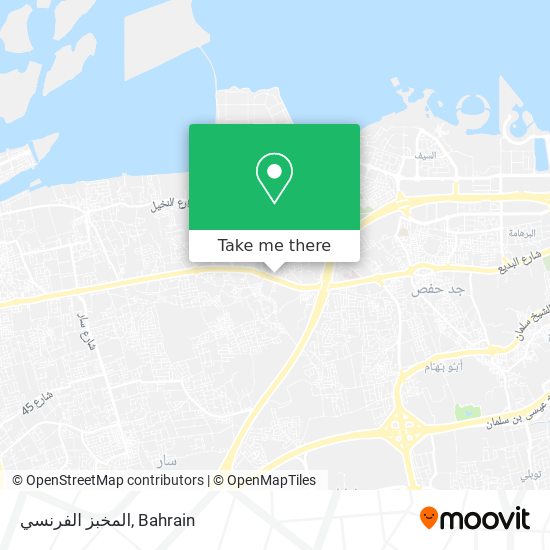 المخبز الفرنسي map