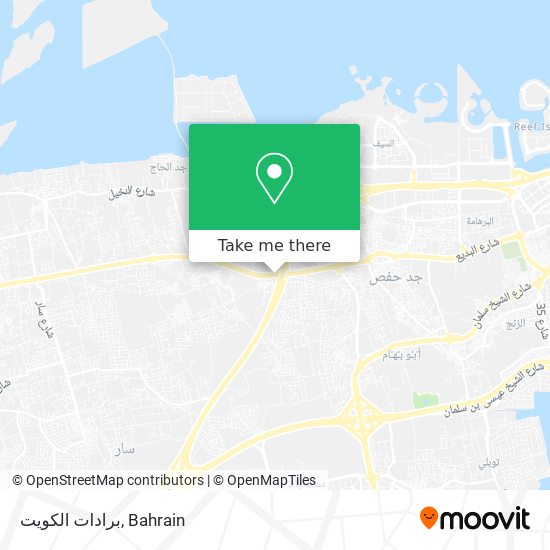 برادات الكويت map