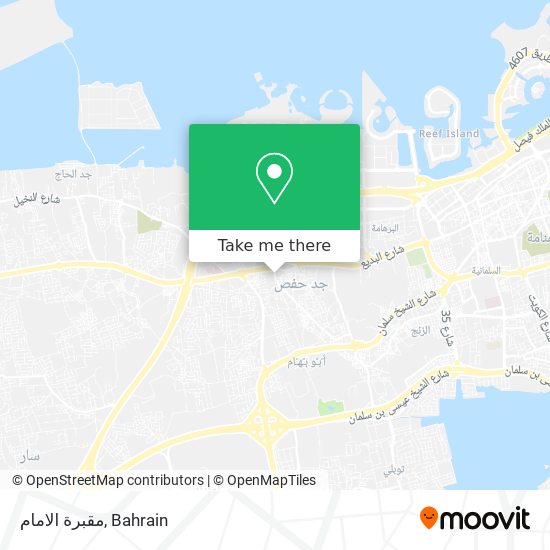 مقبرة الامام map