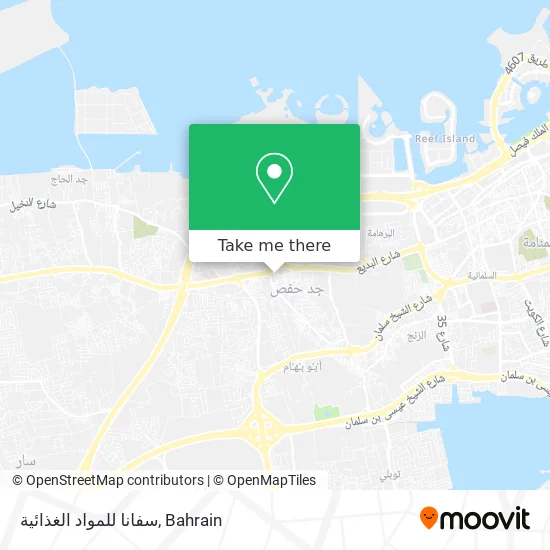 سفانا للمواد الغذائية map
