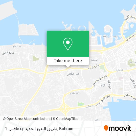 طريق البديع الجديد جدهافس 1 map