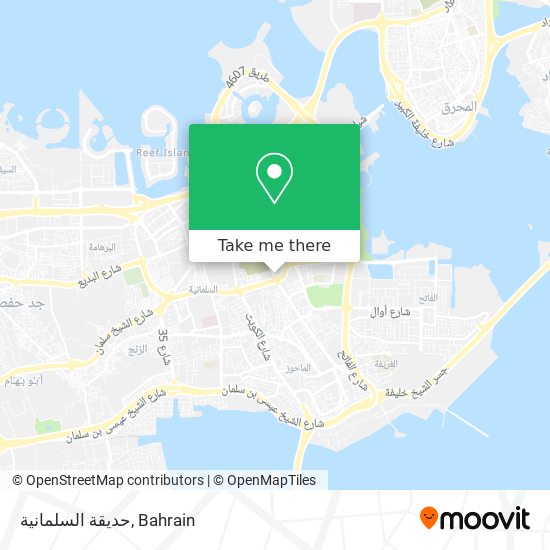 حديقة السلمانية map