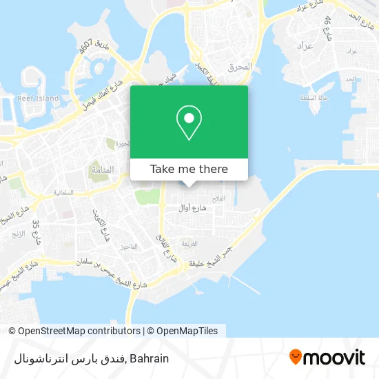 فندق بارس انترناشونال map