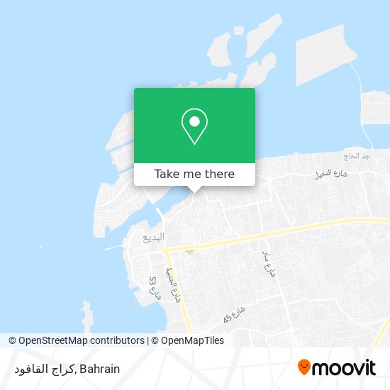 كراج القافود map