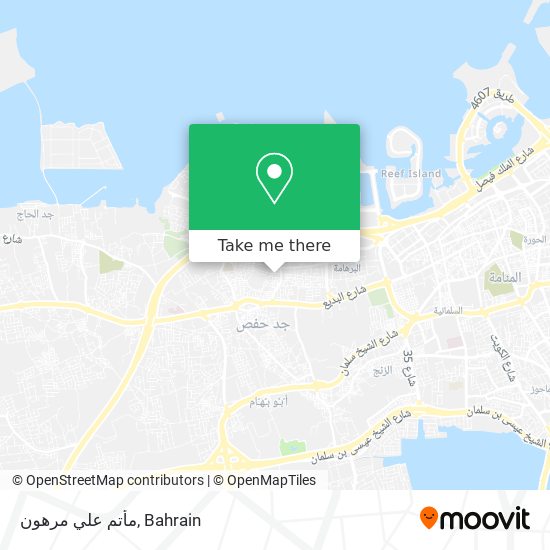 مأتم علي مرهون map