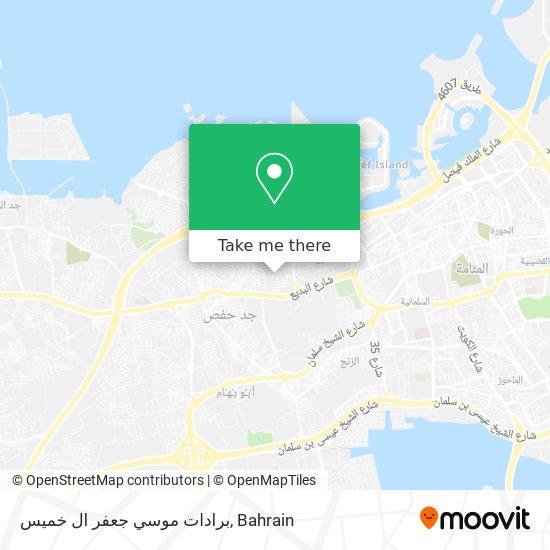 برادات موسي جعفر ال خميس map