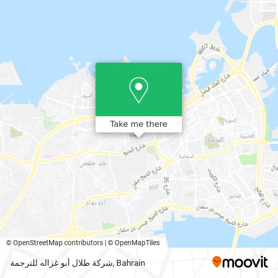 شركة طلال أبو غزاله للترجمة map