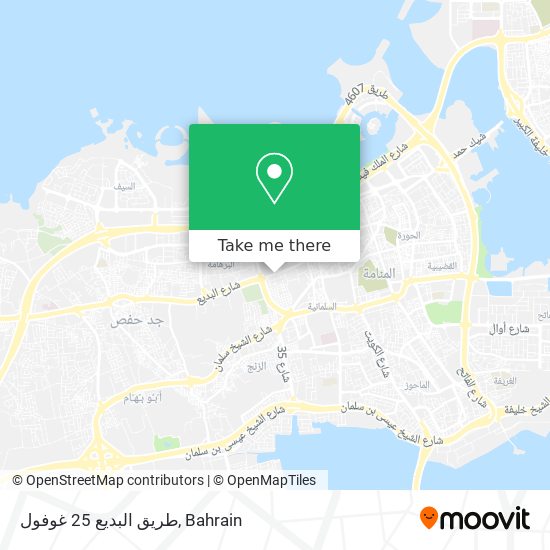 طريق البديع 25 غوفول map