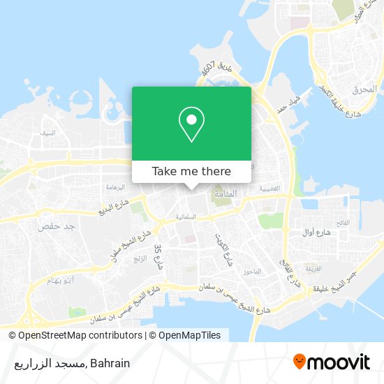 مسجد الزراريع map