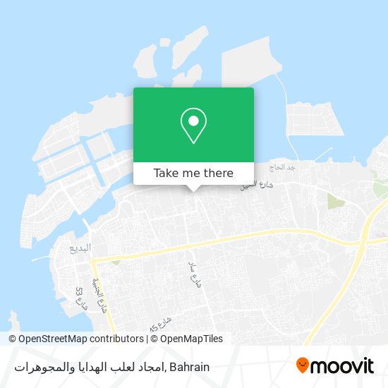 امجاد لعلب الهدايا والمجوهرات map