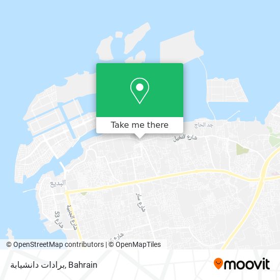 برادات دانشيابة map