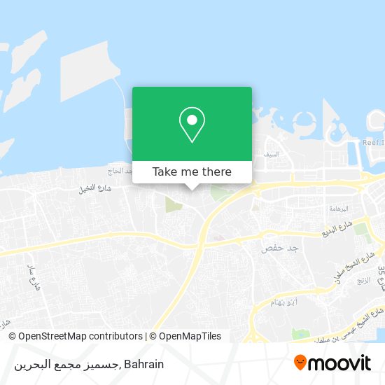 جسميز مجمع البحرين map