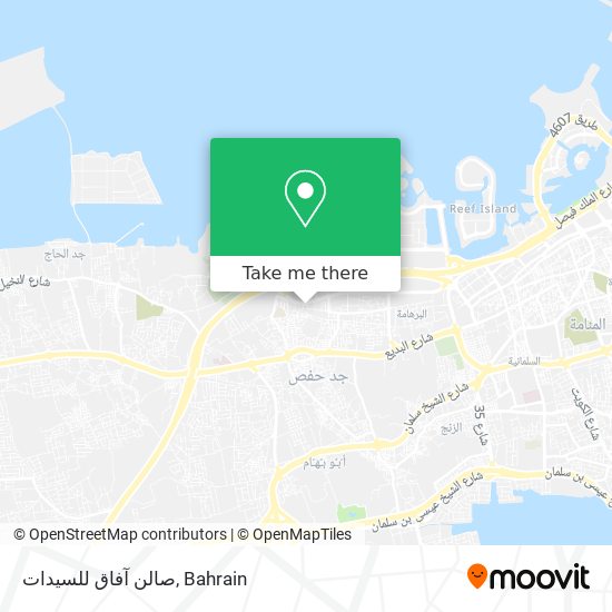 صالن آفاق للسيدات map