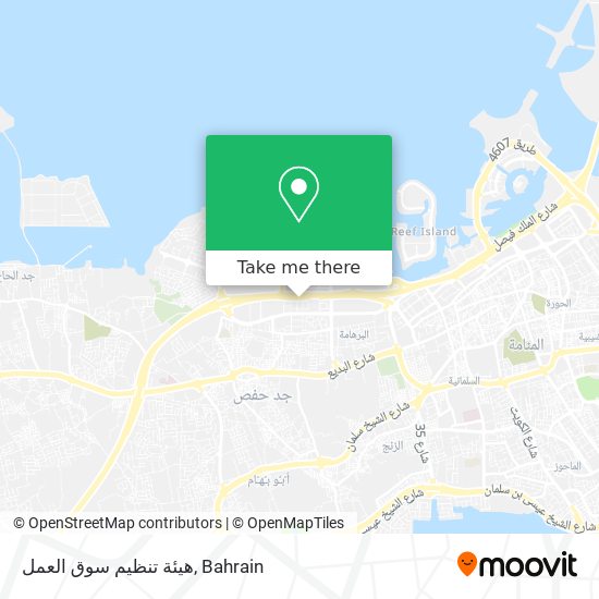 هيئة تنظيم سوق العمل map