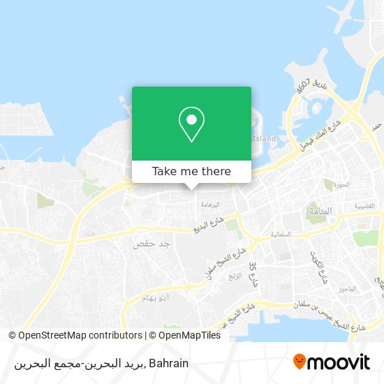 بريد البحرين-مجمع البحرين map