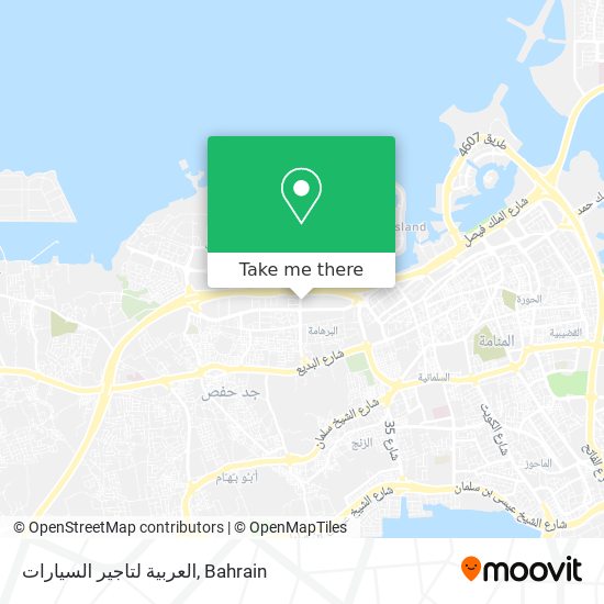العربية لتاجير السيارات map