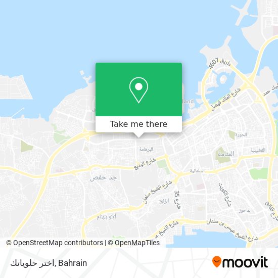 اختر حلوياتك map