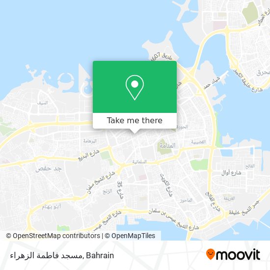 مسجد فاطمة الزهراء map